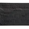 Beton-motiefplaat Schie/Reest Antraciet gecoat H36xD4,8xL184cm Leisteen