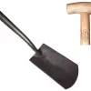 De Wit Zwanehals spade met lip essen steel 750mm