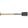 De Wit Zwanehals spade met lip essen steel 750mm