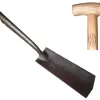 De Wit Zwanehals kabelboor met lip essen steel 750mm