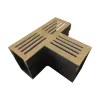 RSSD T-goot Cortenstaal 100x6,5x10cm