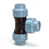 Unidelta Tyleenslang T-stuk 90° Kiwa 3x klem 25mm