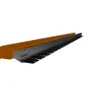 Flexline Borderrand Gegalvaniseerd 7,5cm lengte 220cm incl. 3 grondpennen en verbindingsplaat