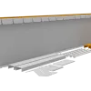 Flexline Borderrand Gegalvaniseerd 24cm lengte 216cm incl. 5 grondnagels en verbindingsset