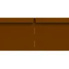 Flexline Borderrand Hoekstuk Cortenstaal 15cm