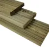 Douglas dekdeel 400x13,8x2,4 cm Groen geïmpregneerd