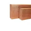 Geschaafde gording douglas 400x12x4,5 cm Groen geïmpregneerd