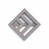 Schellevis Oudhollands Grasbetontegel Leaf Grijs 80x80x10