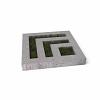 Schellevis Oudhollands Grasbetontegel Leaf Grijs 80x80x10