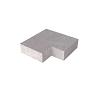 Schellevis Oudhollands TRAP HOEKSTUK 90° (37/15) BUITEN GRIJS 60X60 CM