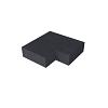 Schellevis Oudhollands TRAP HOEKSTUK 90° (37/15) BUITEN CARBON 60X60 CM
