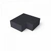 Schellevis Oudhollands TRAP HOEKSTUK 90° (40/20) BUITEN CARBON 60X60 CM