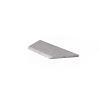 Schellevis Oudhollands ZWEMBADRAND HOEK LINKS (100/60X40X5 CM) GRIJS
