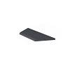 Schellevis Oudhollands ZWEMBADRAND HOEK LINKS (100/60X40X5 CM) ANTRACIET