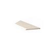Schellevis Oudhollands ZWEMBADRAND HOEK LINKS (100/60X40X5 CM) CREME