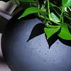 Grigio Low Balloon 95 - Anthracite - Plantruimte Ø77