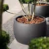 Grigio Modern Bowl 90 - Anthracite - Plantruimte Ø75