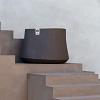 Rondello Pot 110 - Ash Brown