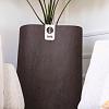 Rondello Vase 90 - Ash Brown