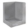 L hoekelement 50x50x120 grijs