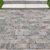 Traptrede 100x35x15 cm stone grey kleurecht met facet