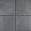 Trippel T 60x60x4 Zwart/Grijs gen