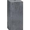 Berton© betonpoer 20,0 x 20,0 x 50,0 cm, antraciet, M20-bus, kleine velling
