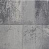 H2O square 60x30x5 cm nero/grey