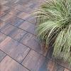 Patio square 60x30x5 cm marrone viola