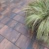 Patio square 60x30x5 cm marrone viola