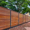 Tuinscherm Prinsenbeek, bangkirai hardhout, RVS-geschroefd, 40-planks (36+4) 180 x 180 cm