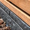 Tuinscherm Prinsenbeek, bangkirai hardhout, RVS-geschroefd, 40-planks (36+4) 180 x 180 cm