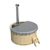 Hottub met interne RVS kachel ø200 cm onbehandeld vuren