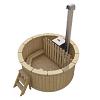 Hottub met interne RVS kachel ø200 cm onbehandeld vuren
