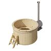 Hottub met externe RVS kachel ø200 cm onbehandeld vuren