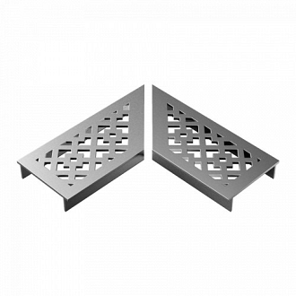 Ultra Drain Silverline Disegno Rooster L-hoek