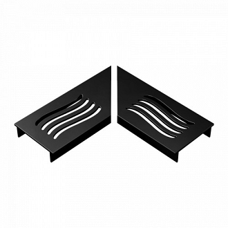Ultra Drain Blackline Wave Rooster L-hoek