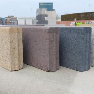 Opsluitband 6x20x100cm zand beige