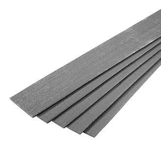 Ecoborder Plank 2 m x 20 cm x 1 cm GREY (afname per omverpakking à 5 stuks)