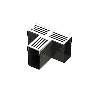 Gardendrain TEE Section Grey 65/100 mm T-stuk grijs