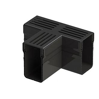 Gardendrain TEE Section Black 65/100 mm