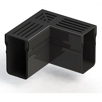 Gardendrain Corner Premium Black 65/100 mm