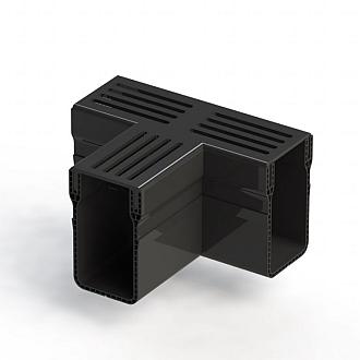 Gardendrain TEE Section Premium Black 65/100 mm