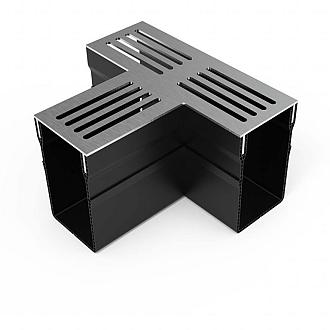 Gardendrain TEE Section RVS-Inox 65/100 mm