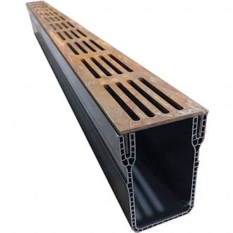 Gardendrain Corten Grating - Corten Steel 1000x65x100 mm
