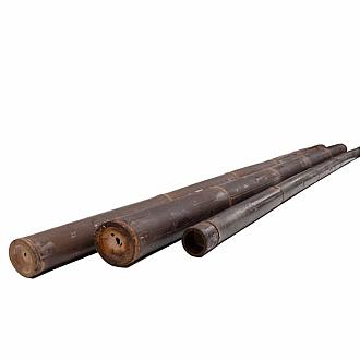 Bamboepaal BLACK 8-10cm x 300cm