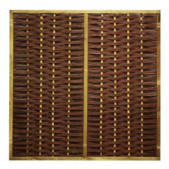 Wilgenmat in frame 180-180 cm