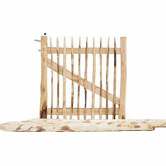 Kastanje poort Rustiek 100-100cm