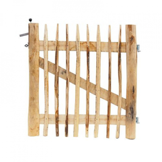 Kastanje poort Rustiek 120-120cm