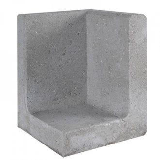 L Hoekelement 30x30x40 grijs